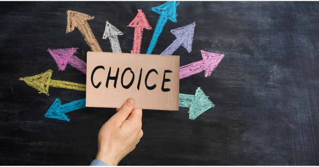 chris spurling mindset for growth represented through choice direction and decision making