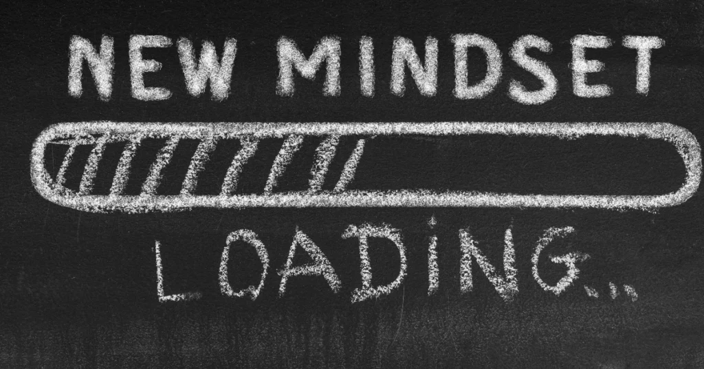 chris spurling mindset for growth illustrated by new mindset loading concept