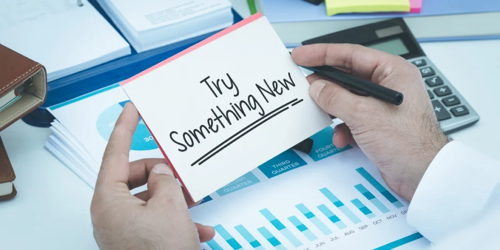 chris spurling growth mindset represented by trying something new and embracing challenges