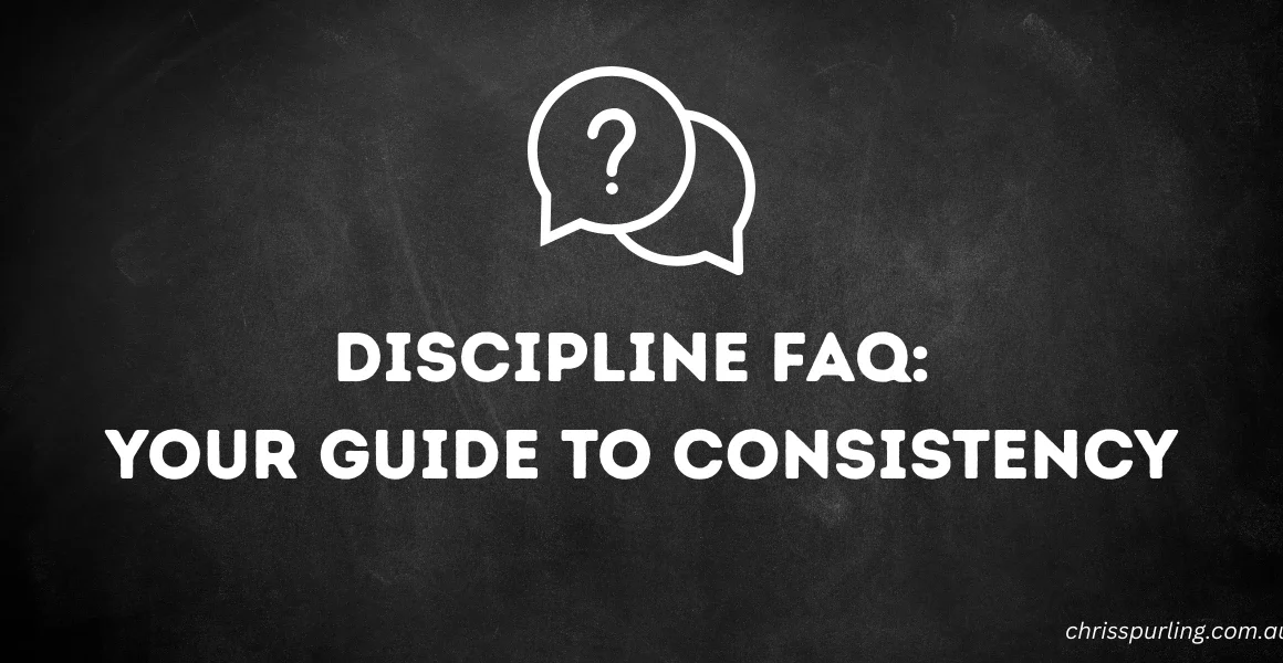 Discipline FAQs: Chris Spurling Answers the Top Questions About Consistency and Focus