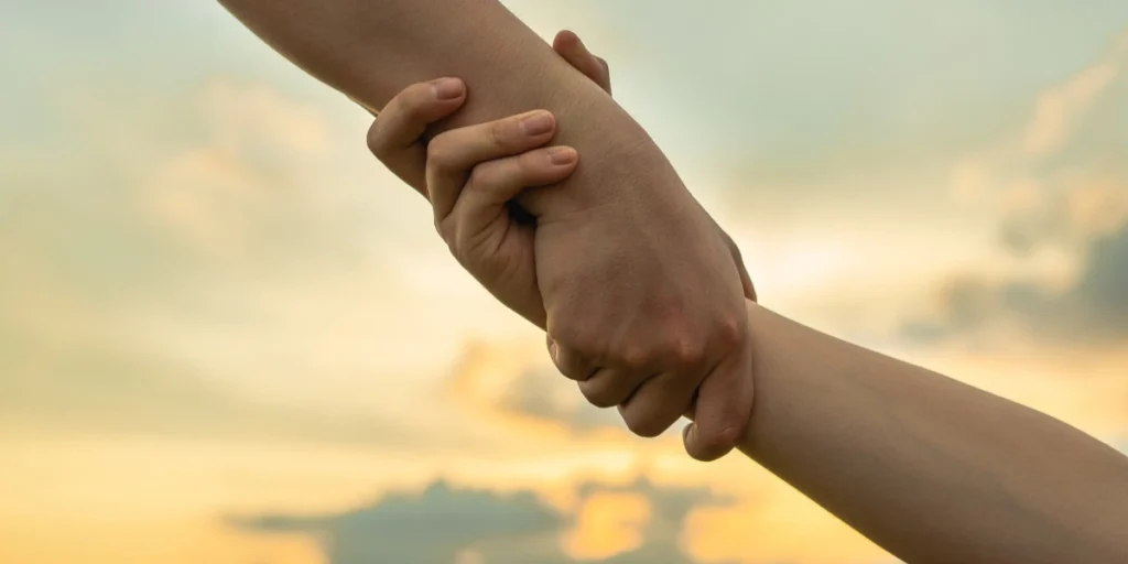 Service and Contribution FAQ showing how helping others builds resilience and strength