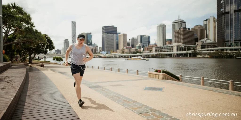 Daily discipline and consistency reflected in the Chris Spurling Brisbane Mindset through running in Brisbane
